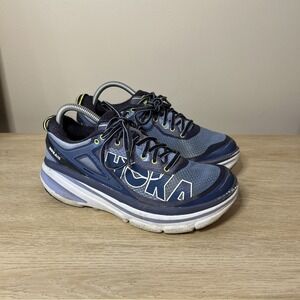 Hoka One One‎ Bondi 4 Corsican Blue/Neon Coral Women's 8.5 Running Walking Gym